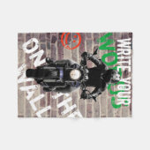 Graffiti de couverture de moto en brique mur perso (Devant (Horizontal))