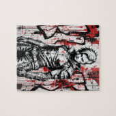 Graffiti de guerrier Cyberpunk - Puzzle (Horizontal)