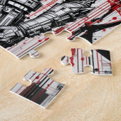 Graffiti de guerrier Cyberpunk - Puzzle (Côté)