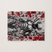 Graffiti de guerrier Cyberpunk - Puzzle (Horizontal)