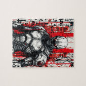 Graffiti de guerrier Cyberpunk - Puzzle (Horizontal)