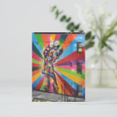 Graffiti de la carte postale de New York (Debout devant)