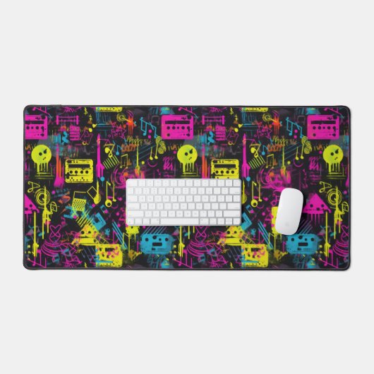 Graffiti de musique néon (Clavier et souris)