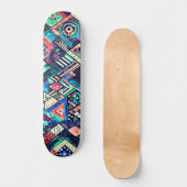 Graffiti de rue coloré grand skateboard (Recto)