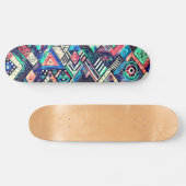 Graffiti de rue coloré grand skateboard (Horz)