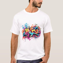 Graffiti de rue Men Tshirt