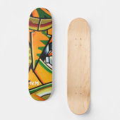 graffiti-dek skateboard (Voorkant)