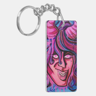 Graffiti Demon Girl Sleutelhanger