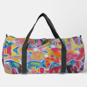 Graffiti Design Duffel Bag Plunjezak (Voorkant)