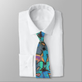 Graffiti Design Necktie Stropdas (Gebonden)