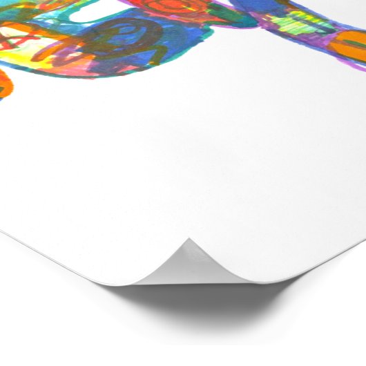 Graffiti-design Vrede Poster (Hoek)