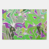 Graffiti Design Wrapping Papiersets Inpakpapier Vel (Voorkant 3)