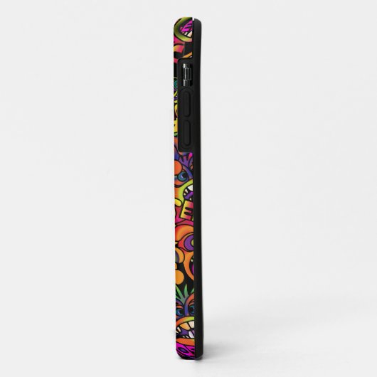 Graffiti douchegordijn Case-Mate iPhone case (Achterkant/links)