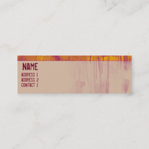 GRAFFITI DRIP 2 MINI VISITEKAARTJE