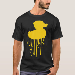 graffiti druppeltje zegel silhouette squeaky bosto t-shirt