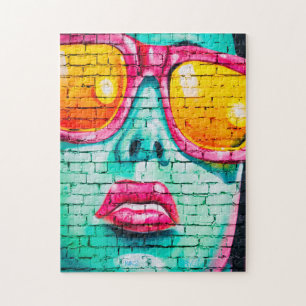 Graffiti: Een Pop Kunst Diva Puzzle Legpuzzel