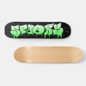 Graffiti éffrayant personnalisé Skateboard personn (Horz)
