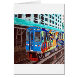 Graffiti El Train de Chicago