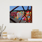 Graffiti en kettingen poster (Keuken)