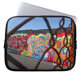 Graffiti en laptophoes laptop sleeve