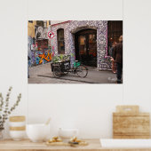 Graffiti et affiche de vélos (Cuisine)