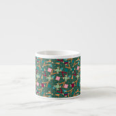 Graffiti-explosie modern geometrisch patroon espresso kop (Voorkant)