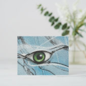 Graffiti Eye Briefkaart (Staand voorkant)