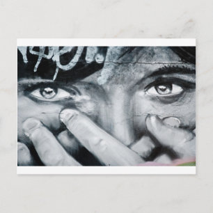 Graffiti Eye Briefkaart