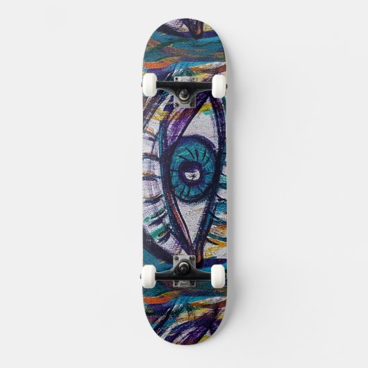 Graffiti Eye Skateboard (Voorkant)