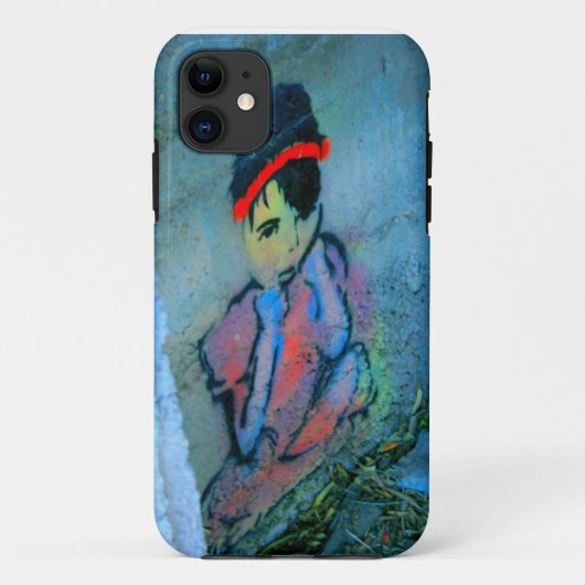 graffiti fille coque (Dos)