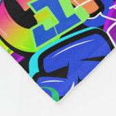 Graffiti Fleece Deken (Hoek)