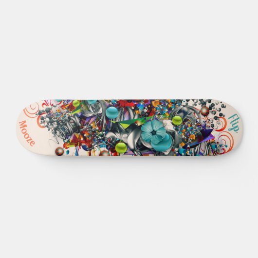 Graffiti Floral Deck pour Skateboard (Horz)