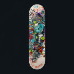 Graffiti Floral Deck pour Skateboard<br><div class="desc">Faites de ce Graffiti Floral Deck for Skateboard votre propre en ajoutant votre texte. Pour accéder aux outils de montage avancés, allez à "Personnaliser ce modèle" et cliquez sur "Détails", faites défiler et appuyez sur le lien "cliquer pour customiser plus loin". Idéal pour toutes les occasions comme l'anniversaire ou Graduation,...</div>