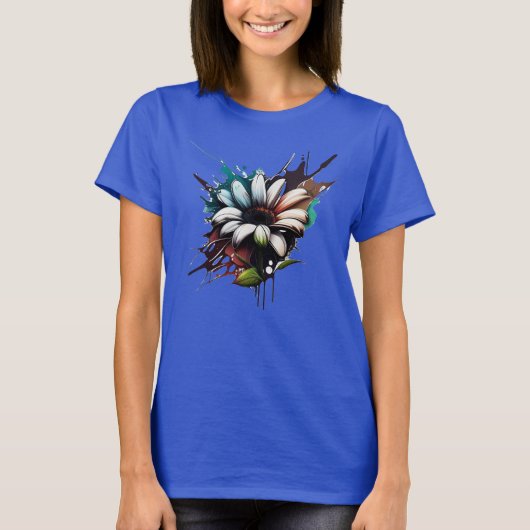 Graffiti Flower T-Shirt (Voorkant)