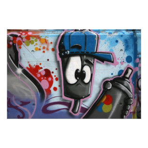 Graffiti Foto Afdruk