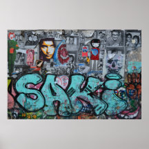 Graffiti foto-poster