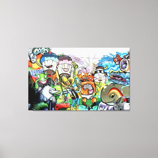 Graffiti Fun Canvas Afdruk (Voorkant)