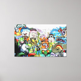 Graffiti Fun Canvas Afdruk