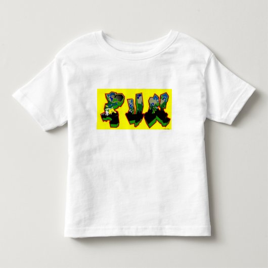 Graffiti Fun Long Sleft T-Shirts pour enfants - Ca (Devant)