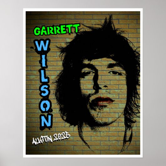 Graffiti Garrett Wilson 2025 Poster (Voorkant)