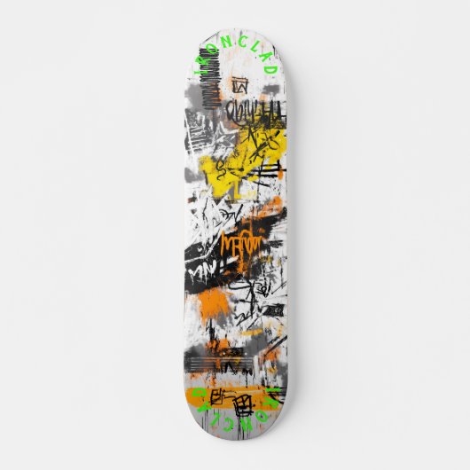 Graffiti-geïnspireerd ontwerp en gedurfde Abstract Skateboard (Voorkant)