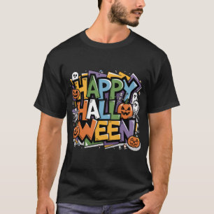 Graffiti Graffiti Art met kleurrijke tekst T-shirt