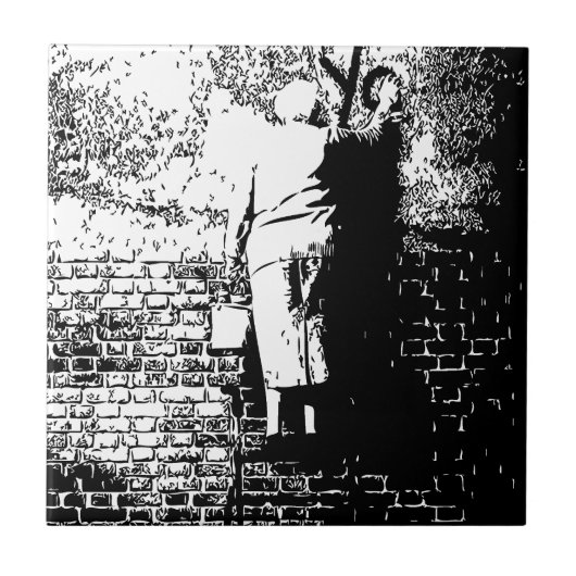 Graffiti Grandma Tegeltje (Voorkant)