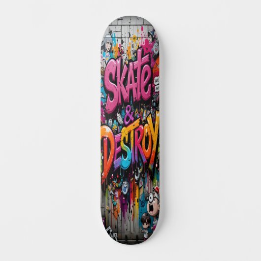 Graffiti Grind Deck Edition 3 Skateboard (Voorkant)