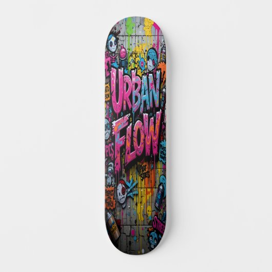 Graffiti Grind Deck Edition 4 Skateboard (Voorkant)
