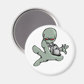 Graffiti Gris Alien - Magnet (Recto/Verso)