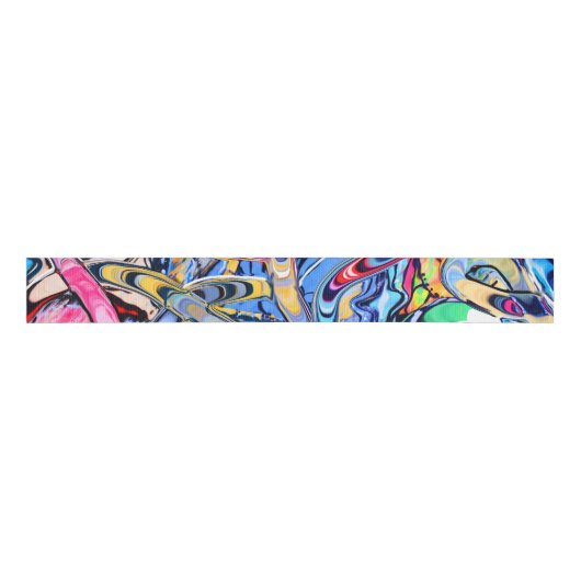 Graffiti Grosgrain Lint (Voorkant)
