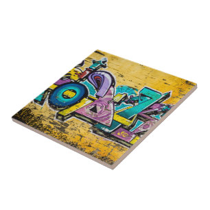 Graffiti, Grundarfjordur, IJsland Tegeltje