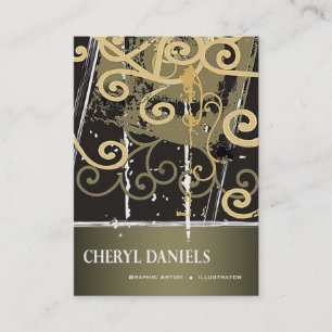 Graffiti Grunge Graphic Artist Illustrator Visitekaartje