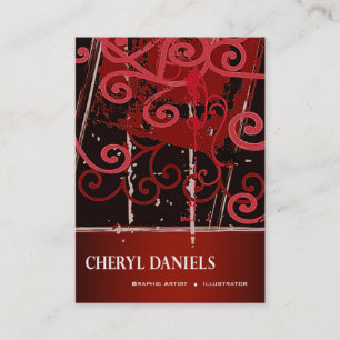 Graffiti Grunge Graphic Artist Illustrator Visitekaartje